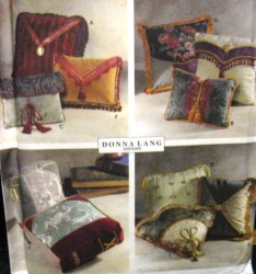 7196 SIMPLICITY OBLONG, POCKET, ENVELOPE, FAN, BOOK THROW PILLOW PATTERN